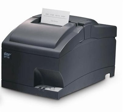 Star SP700 POS nyomtató Blokk-Nyomtató, vágó, párhuzamos, grafit fotó, illusztráció : SP742MCG