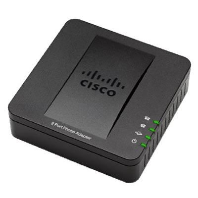 Cisco VoIP analóg telefon adapter fotó, illusztráció : SPA112