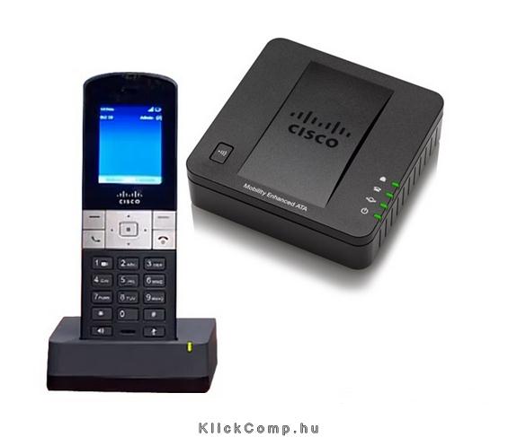 Cisco SPA302D Vezeték nélküli DECT VoIP telefon + Base Station fotó, illusztráció : SPA302DKIT-G7