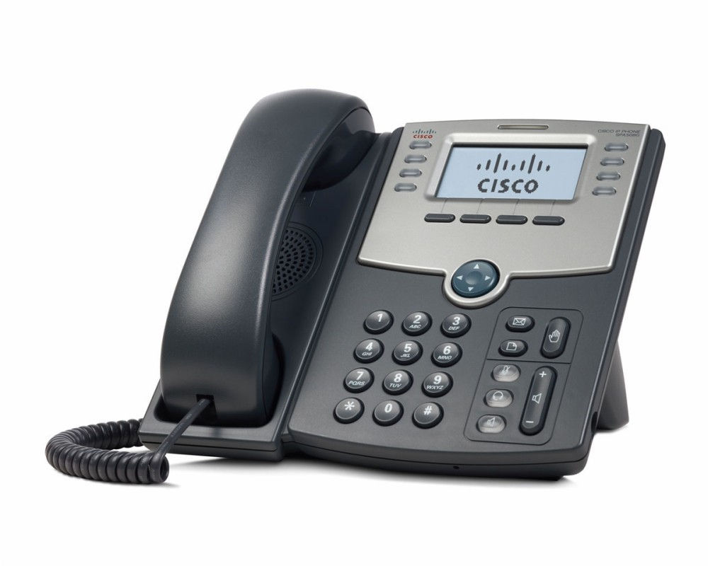 Cisco 8 vonalas VoIP telefon fotó, illusztráció : SPA508G