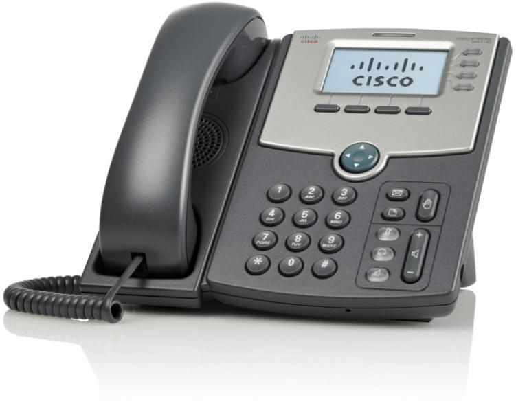 Cisco 4 vonalas VoIP telefon Gigabit port fotó, illusztráció : SPA514G