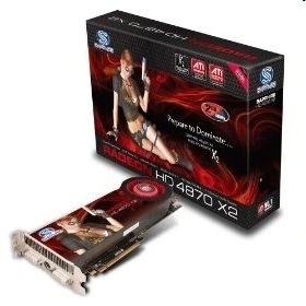 HD4870 X2 2G GDDR5 PCI-E DUAL DVI-I / TVO FULL fotó, illusztráció : SPH4870X2F