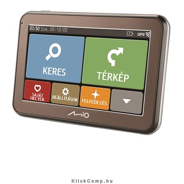 4,3  navigáció Teljes-Európa térkép, élettartam frissítéssel Mio Spirit 5400 LM fotó, illusztráció : SPIRIT-5400-LM