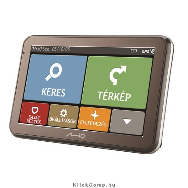 5  navigáció Teljes-Európa térkép élettartam frissítéssel Mio Spirit 7550 fotó, illusztráció : SPIRIT-7550-LM