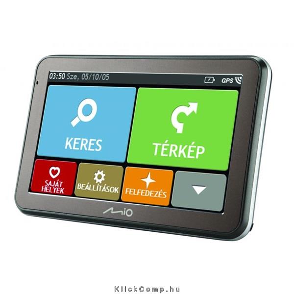5  navigáció Teljes-Európa térkép élettartam frissítéssel Mio Spirit 7670 fotó, illusztráció : SPIRIT-7670-LM