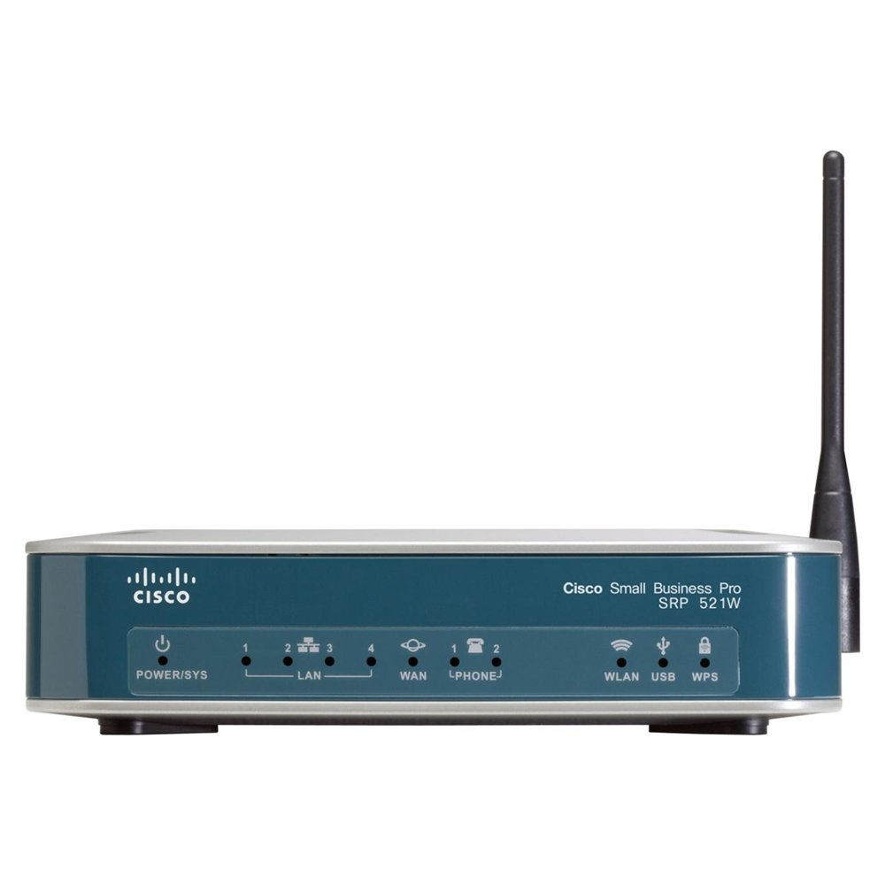 Cisco SRP521W Gigabit VPN Router fotó, illusztráció : SRP521W-U-E-K9