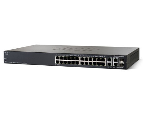 Cisco SG300-28 28-port Gigabit Managed Switch fotó, illusztráció : SRW2024-K9-EU