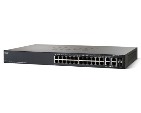 Cisco SG300-28 28-port Gigabit Managed Switch fotó, illusztráció : SRW2024-K9-EU