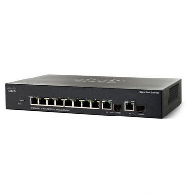 Cisco SF302-08P 8 LAN 10/100Mbps, 2 miniGBIC menedzselhető rack switch fotó, illusztráció : SRW208P-K9-EU