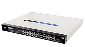 Cisco SRW248G4P 48 LAN 10/100Mbps, 2 miniGBIC, 4 RJ45 Smart menedzselhető rack fotó, illusztráció : SRW248G4P-EU