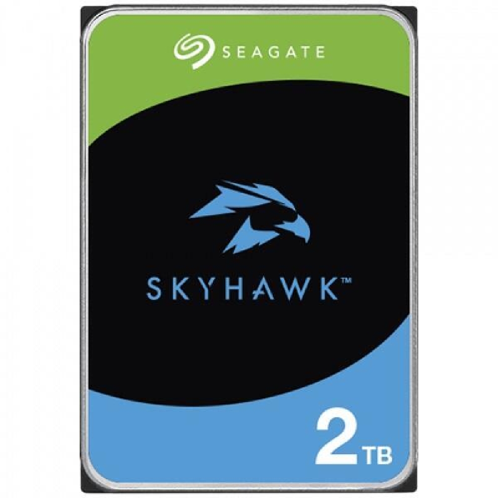 2TB 3,5  HDD SATA3 7200RPM Seagate Skyhawk fotó, illusztráció : ST2000VX017