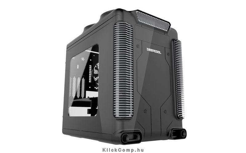 Számítógépház MicroATX 2xUSB3.0 2xUSB2.0 DEEPCOOL STEAM CASTLE fekete fekete be fotó, illusztráció : STEAM-CASTLE