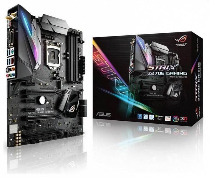 Z270 alaplap s1151 Asus STRIX Z270E GAMING fotó, illusztráció : STRIX-Z270E-GAMING