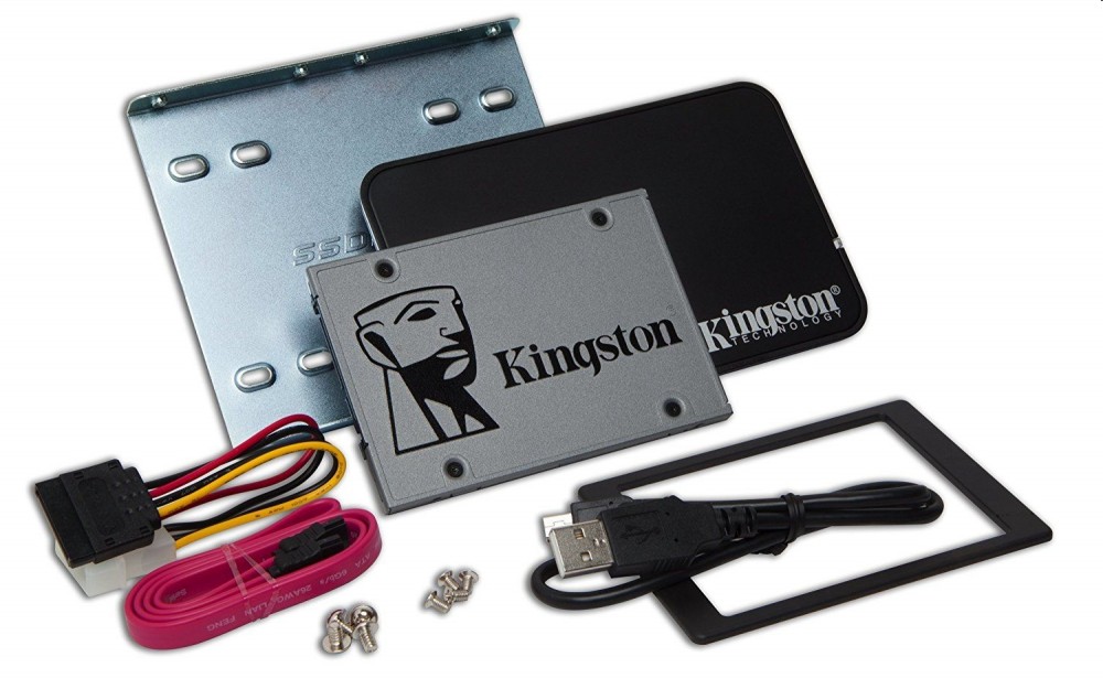 240GB SSD SATA3 2,5  7mm Kingston SUV500B/240G Bundle Kit fotó, illusztráció : SUV500B_240G