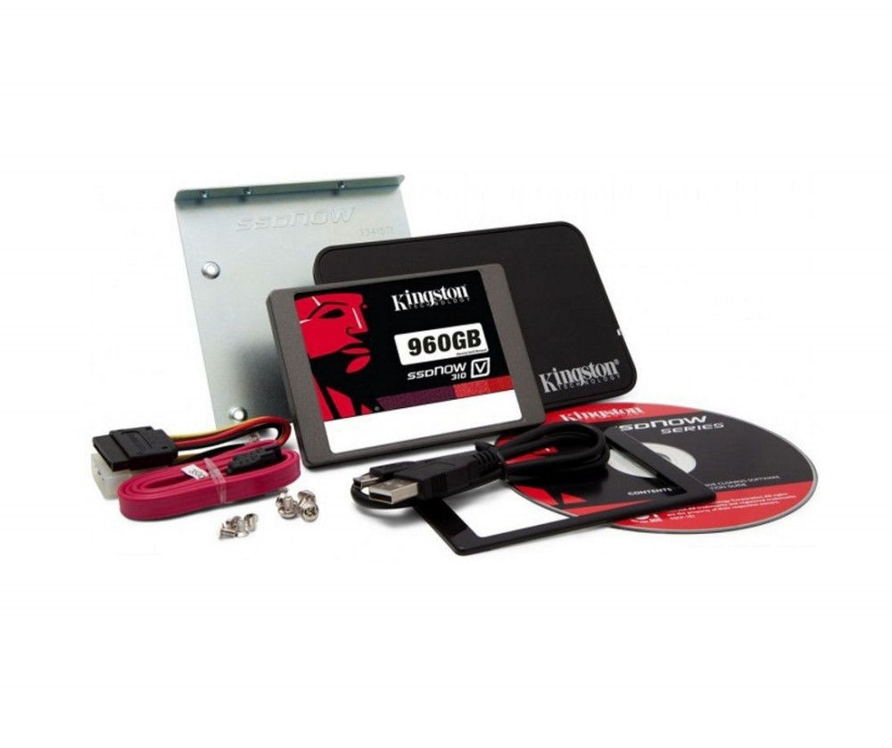 960GB SSD SATA3 2,5  7mm KINGSTON SV310S3B7A/960G Upgrade Kit fotó, illusztráció : SV310S3B7A_960G