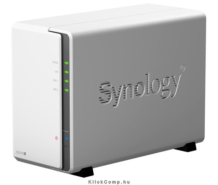 NAS 2 HDD hely Synology NAS DS216j fotó, illusztráció : SYNDS216J