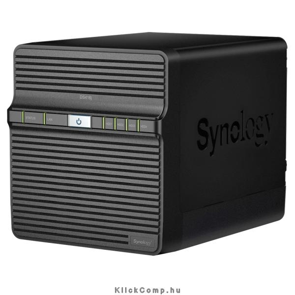NAS 4 HDD hely Synology NAS DS416j fotó, illusztráció : SYNDS416J