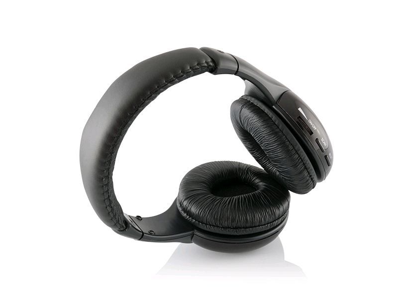 Fejhallgató Logic vezeték nélküli - LH-50 nagy párnás, fekete - Már nem forgalm fotó, illusztráció : S-LC-LH-50