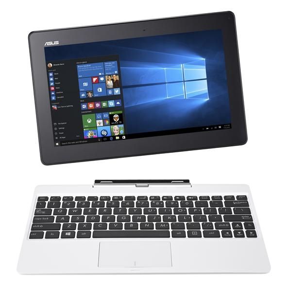 ASUS Transformer Book 10  ATOM Z3775 2GB 64GB HDD fehér fotó, illusztráció : T100TAF-BING-DK064B