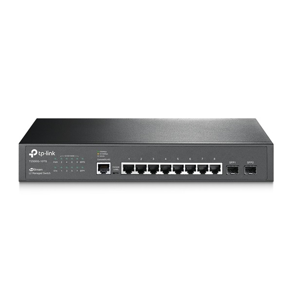 8 Port Switch TP-LINK T2500G-10TS (TL-SG3210) JetStream 8 port gigabites L2 vez fotó, illusztráció : T2500G-10TS