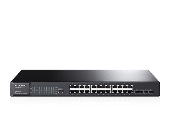 24 port Switch gigabit +4 combo SFP L2 managed switch TP-LINK TL-SG3424 fotó, illusztráció : T2600G-28TS