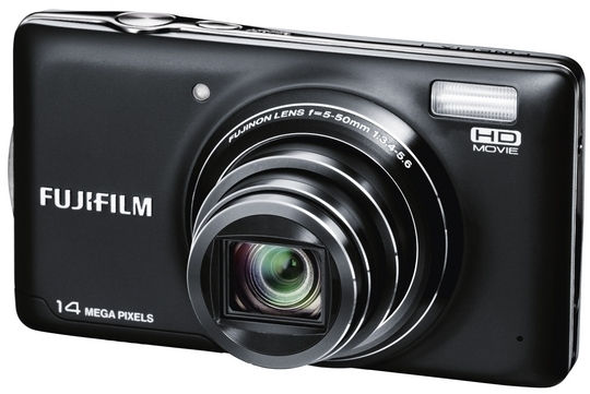 Fujifilm FinePix fekete 14MP digitális fényképezőgép fotó, illusztráció : T350