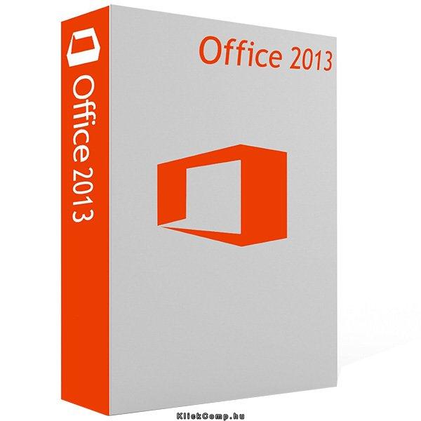Office Home and Business 2013 32-bit/x64 Hungarian Eurozone Medialess fotó, illusztráció : T5D-01736