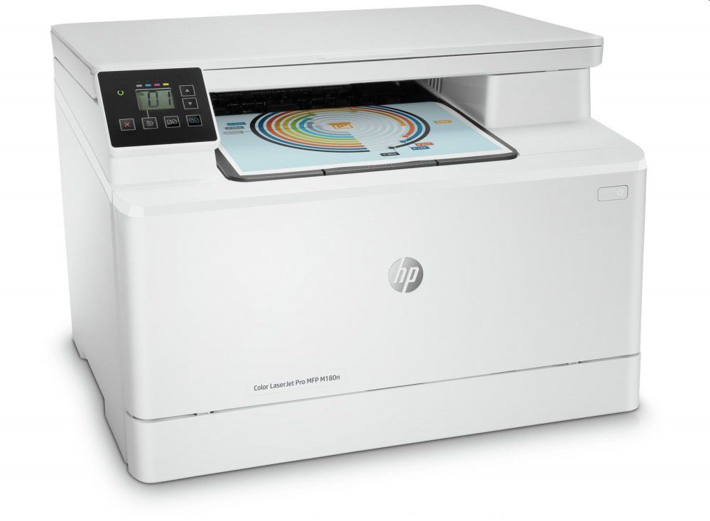 Multifunkciós nyomtató színes lézer  HP Color LaserJet Pro MFP M180n fotó, illusztráció : T6B70A