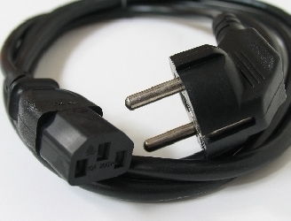 Tápkábel földelt 1,1m számítógéphez - Már nem forgalmazott termék fotó, illusztráció : TAPKABEL