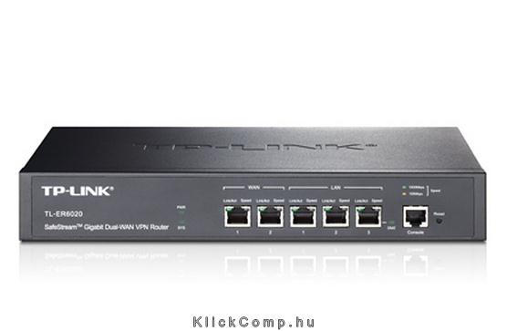 Router TP-Link SafeStream&trade; Gigabit Dual-WAN VPN fotó, illusztráció : TL-ER6020
