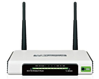 WiFi Router TP-LINK 300Mbps N 3G UMTS/HSPA/EVDO fotó, illusztráció : TL-MR3420