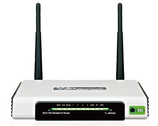 Ethernet TPLINK Router Wireless 3G N 300Mbps UTMS/HSAPA (5 év gar fotó, illusztráció : TL-MR3420
