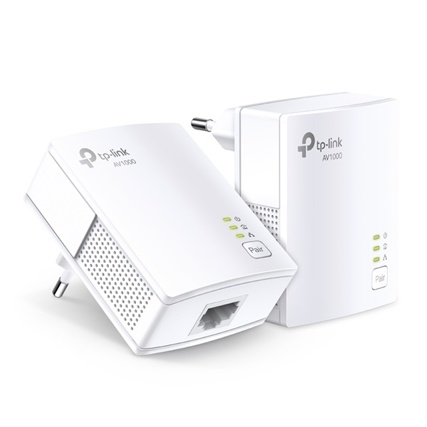 Powerline Adapter TP-LINK TL-PA7017-KIT AV1000 Gigabit Áramköri Jeltov fotó, illusztráció : TL-PA7017-KIT