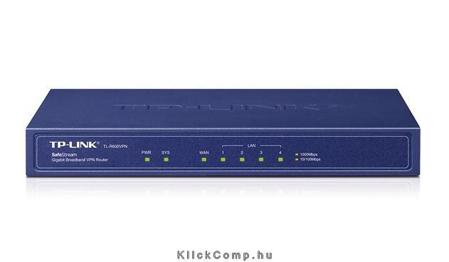 SafeStream&trade; Gigabit Broadband VPN Router fotó, illusztráció : TL-R600VPN