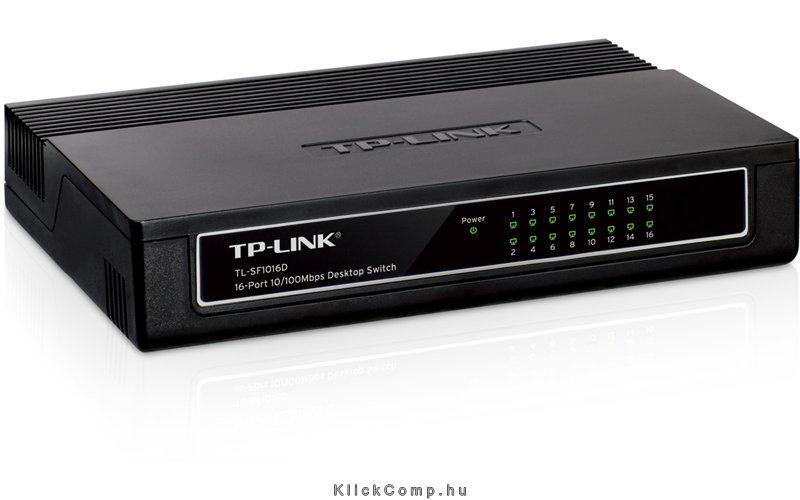 16 port switch fotó, illusztráció : TL-SF1016D