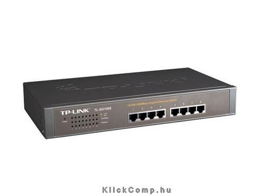 8 Port Switch Gigabit metal fotó, illusztráció : TL-SG1008