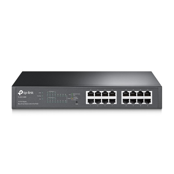 16 Port Switch TP-LINK TL-SG1016PE 16 portos gigabites Easy Smart PoE switch 8 fotó, illusztráció : TL-SG1016PE