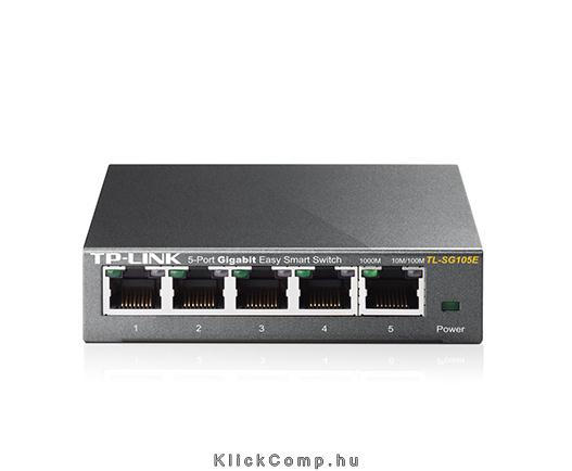 5 port Switch 10/100/1000Mbps LAN menedzselhető asztali fotó, illusztráció : TL-SG105E