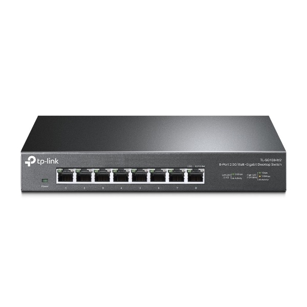 8 Port Switch TP-LINK TL-SG108-M2 8-Port 2.5G Multi-Gigabit Desktop Switch fotó, illusztráció : TL-SG108-M2