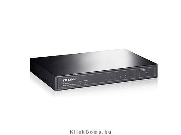 8 port Switch 10/100/1000Mbps LAN Smart menedzselhető asztali fotó, illusztráció : TL-SG2008