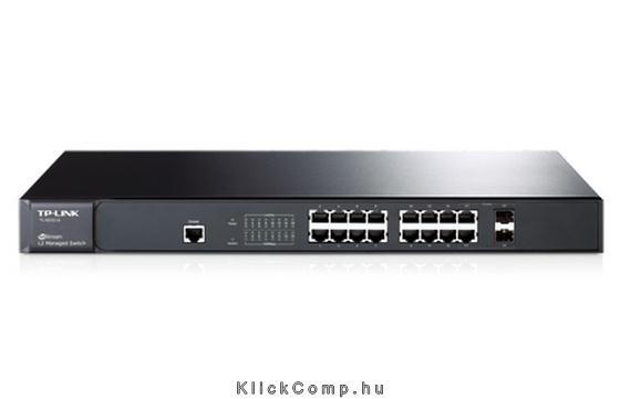 16 port Switch gigabit +2 combo SFP L2 managed fotó, illusztráció : TL-SG3216