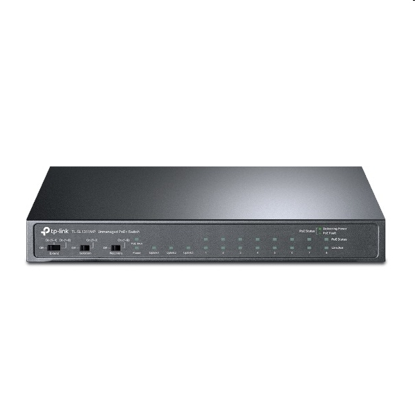 11 Port Switch TP-LINK TL-SL1311MP 8-Port 10/100Mbps + 3-Port Gigabit Desktop S fotó, illusztráció : TL-SL1311MP