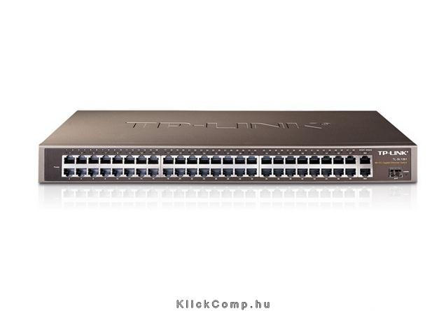48 LAN 10/100Mbps, 1 1000Mbps, 2 SFP rack switch fotó, illusztráció : TL-SL1351