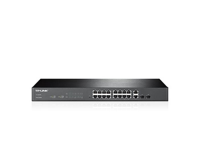 16 port + 2giga + 2sfp Smart Switch fotó, illusztráció : TL-SL2218