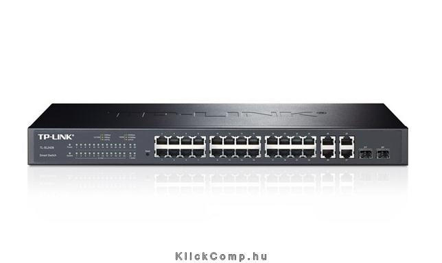 24 port Switch + 4giga +2sfp Smart Switch fotó, illusztráció : TL-SL2428