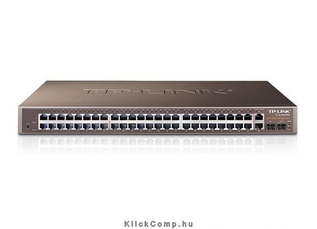 48 LAN 10/100Mbps, 4 1000Mbps Smart menedzselhető rack switch fotó, illusztráció : TL-SL2452WEB