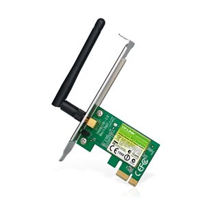 TPLINK 150Mbps PCI-E adapter(5év) fotó, illusztráció : TL-WN781ND