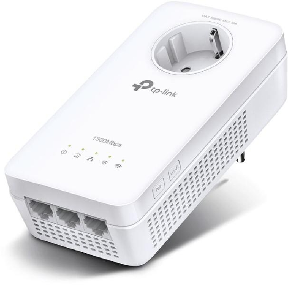 WiFi Powerline ac Wi-Fi Extender TP-LINK TL-WPA8631P AV1300 Gigabit Passthrough fotó, illusztráció : TL-WPA8631P