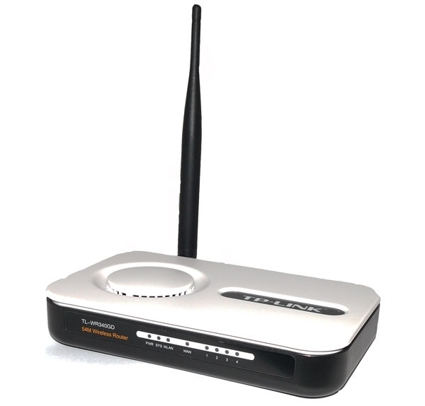 Ethernet TPLINK Router Wireless 54Mbps + 4*100Mbps port WR340GD - Már nem forga fotó, illusztráció : TL-WR340GD