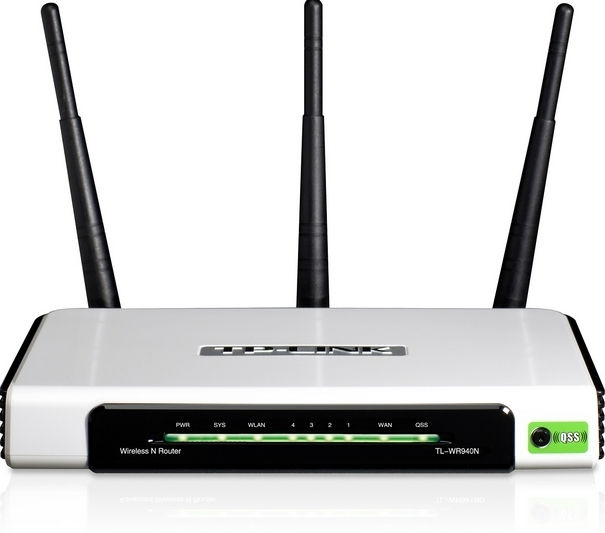 WiFi Router TP-LINK 300M Wireless 3x3MIMO Fix antennás fotó, illusztráció : TL-WR940N